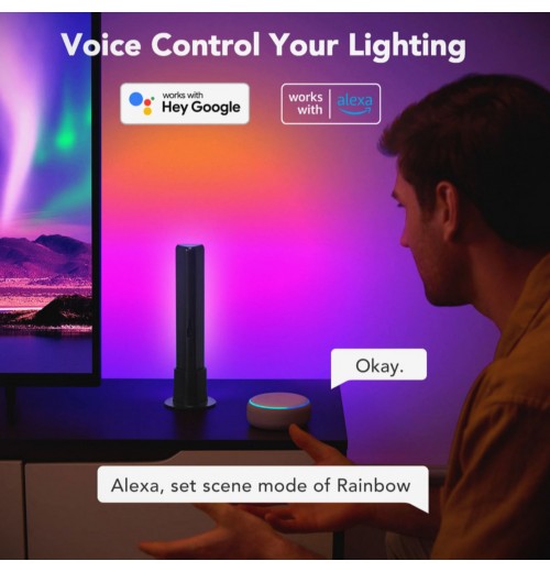 RGBIC Night Light with Color Customization Options